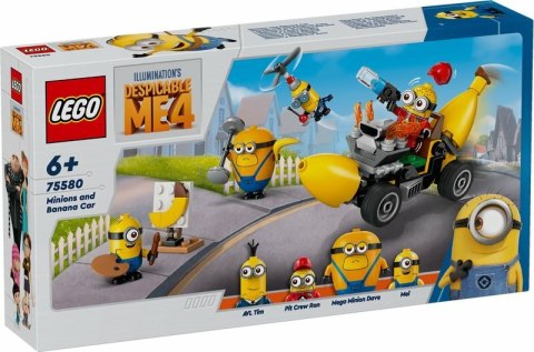 Klocki LEGO MINIONS Minionki I Bananowóż 136 Elementów 75580