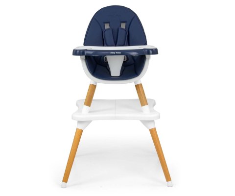 MILLY MALLY Krzesełko do karmienia 2w1 Malmo Navy
