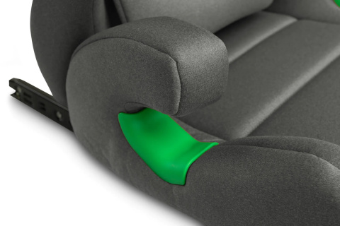 NIMBUS GRAPHITE i-Size Caretero fotelik samochodowy dla starszaków 15-36kg rośnie z dzieckiem