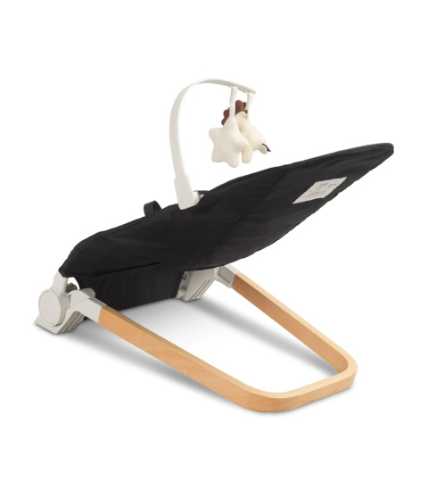 PINE Caretero leżaczek dziecięcy do 12 kg - Black