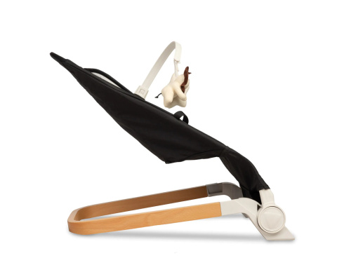 PINE Caretero leżaczek dziecięcy do 12 kg - Black