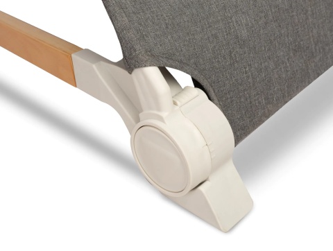 PINE Caretero leżaczek dziecięcy do 12 kg - Grey