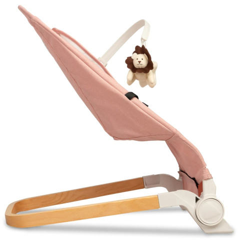 PINE Caretero leżaczek dziecięcy do 12 kg - Pink