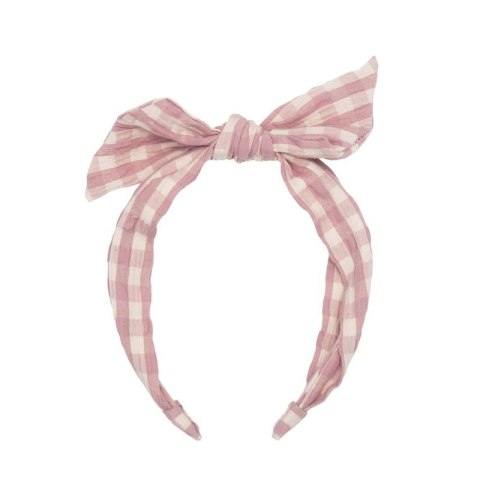 Rockahula Kids opaska do włosy dla dziewczynki Taylor Gingham Tie Headband