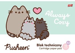 Blok Techniczny Pusheen The Cat Kotek 10 Arkuszy A4