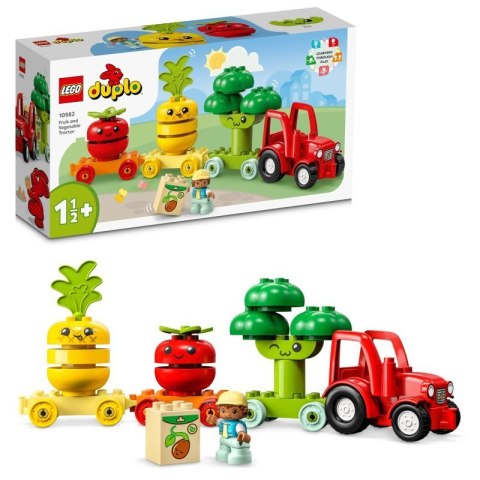 Klocki LEGO DUPLO Mój Pierwszy Traktor Z Warzywami I Owocami P4 10982