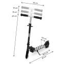 SKIPO WXM Hulajnoga składana 120 mm ABEC-7 do 50 kg - Chess