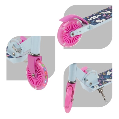 SKIPO WXM Hulajnoga składana 120 mm ABEC-7 do 50 kg - Dog