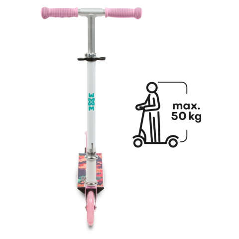 SKIPO WXM Hulajnoga składana 120 mm ABEC-7 do 50 kg - Floral