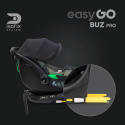 EasyGo BUZ PRO Fotelik samochodowy z bazą isofix R129 0-13 kg - Greener