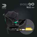 EasyGo BUZ PRO Fotelik samochodowy z bazą isofix R129 0-13 kg - Ink