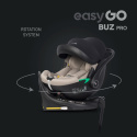 EasyGo BUZ PRO Fotelik samochodowy z bazą isofix R129 0-13 kg - Taupe