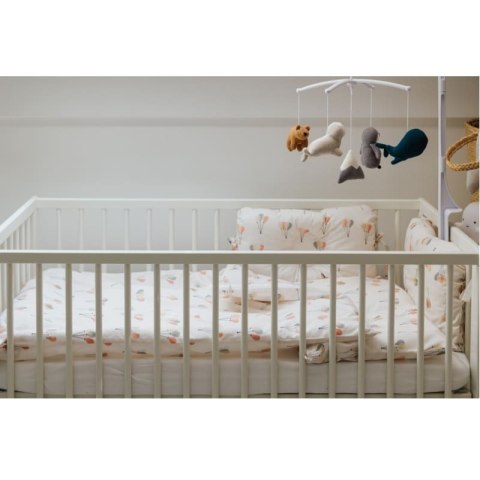 Hi Little One poszewki na pościel niemowlęcą z BIO bawełny organicznej RAINBOW muumee