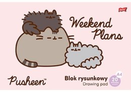 PLECAK SZKOLNY 4-KOMOROWY BP-06 Pusheen The cat Gold zestaw