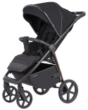 Bravo Plus 2024 Carrello wózek dziecięcy spacerowy do 22 kg CRL-5515 Jet Black