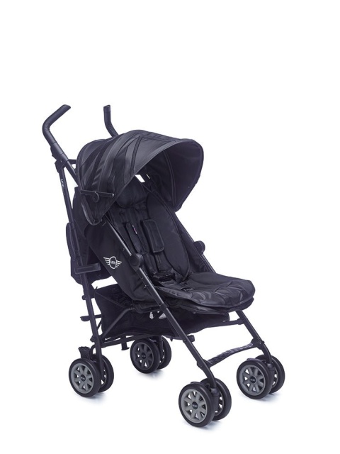 MINI by Easywalker Wózek spacerowy z osłonką przeciwdeszczową XL Midnight Jack