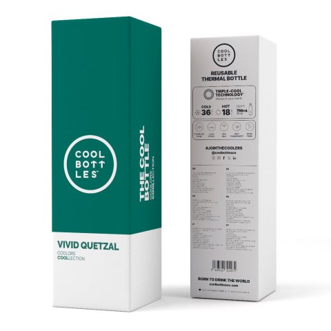 Cool Bottles Butelka termiczna 750 ml Vivid Quetzal