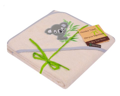 DUET BABY 727 Okrycie kąpielowe haft 100x100 BABY BAMBOO