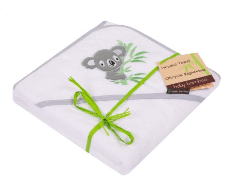 DUET BABY 727 Okrycie kąpielowe haft 100x100 BABY BAMBOO