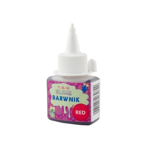 BARWNIK DO SLIME 35 ml CZERWONY TUBAN