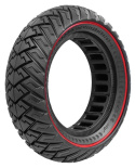 Bezdętkowa opona do hulajnogi Kukirin i innych 10 cali 10x3.0 255x80(80/65-6) - Black/Red