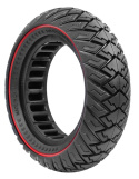 Bezdętkowa opona do hulajnogi Kukirin i innych 10 cali 10x3.0 255x80(80/65-6) - Black/Red