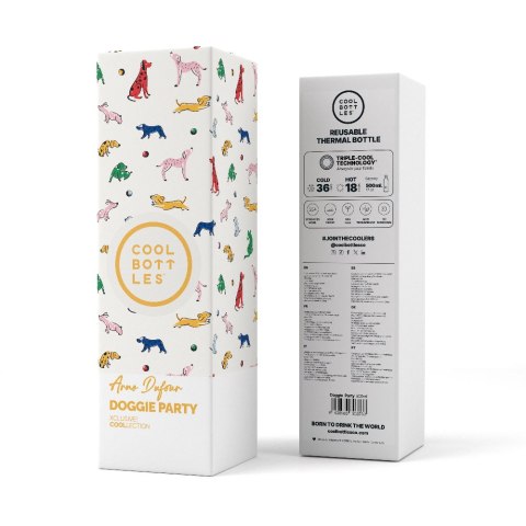 Cool Bottles Butelka termiczna Xclusive! 500 ml Arno Dufour - Doggie Party