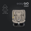 EasyGo COSY I-Size Fotelik samochodowy 0-36 kg 40-150 cm isofix - Taupe