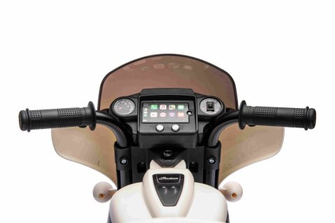 Pojazd Chopper INDIAN Biały motocykl dla dziecka