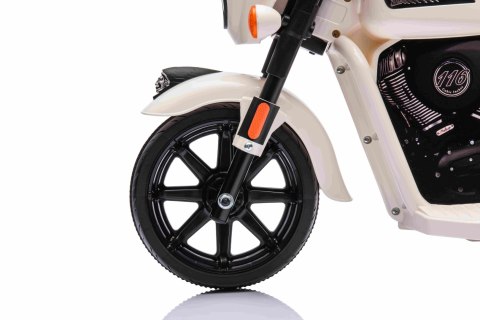 Pojazd Chopper INDIAN Biały motocykl dla dziecka