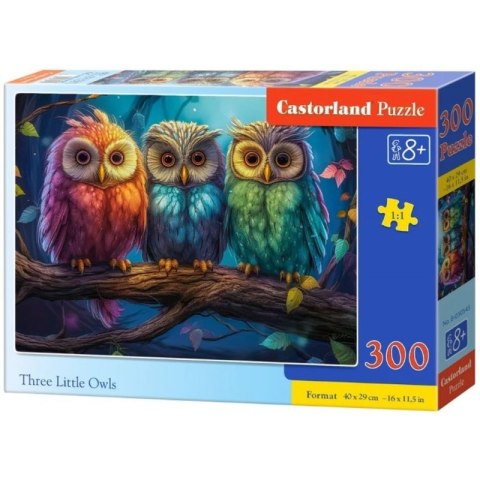 Puzzle three little owls 300