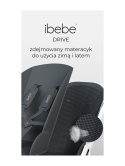 ibebe iSTOP&DRIVE ECO Wózek 2w1 głęboko-spacerowy z elektronicznym hamulcem i wspomaganiem jazdy - Dark Beige