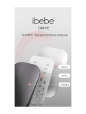 ibebe iSTOP&DRIVE ECO Wózek 2w1 głęboko-spacerowy z elektronicznym hamulcem i wspomaganiem jazdy - Dark Beige