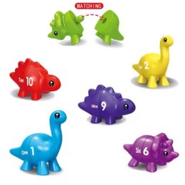 WOOPIE Figurki Montessori Zestaw Edukacyjny Dinozaury do Składania 