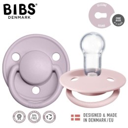 BIBS DE LUX 2-PACK BLOSSOM & DUSKY LILAC Smoczek uspokajający silikonowy ONE SIZE