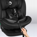 BASTIAAN I-SIZE Lionelo Obrotowy fotelik samochodowy 0-36 kg Isofix - Black Carbon