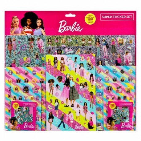 Zestaw naklejek - barbie- 500 szt. Undercover