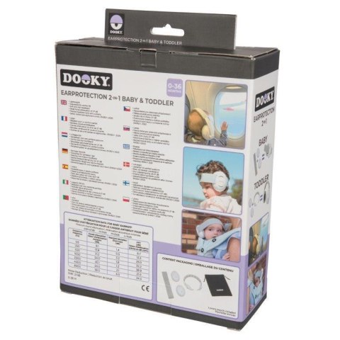 Słuchawki ochronne 2w1 Baby&Junior DOOKY 0-12 lat
