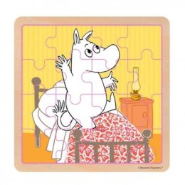 Drewniane puzzle,16 el. muminki - psoty przed snem BARBO TOYS