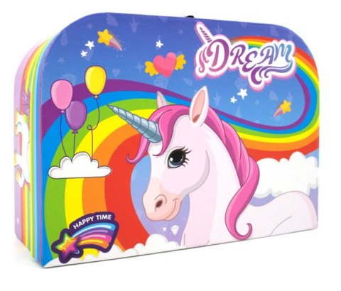 Metalowy zestaw do herbaty w kuferku 20 el.