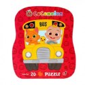 Puzzle dla dzieci w ozdobnym pudełku, autobus, BARBO TOYS