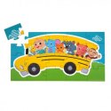 Puzzle dla dzieci w ozdobnym pudełku, autobus, BARBO TOYS