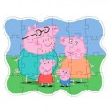 Puzzle dla dzieci w ozdobnym pudełku, rodzina, 24 BARBO TOYS