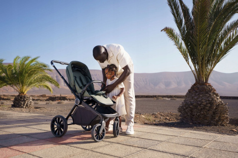 MIKA PLUS Lionelo Wózek głęboko-spacerowy 2w1 - Brown Rust