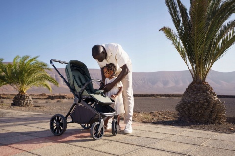 MIKA PLUS Lionelo Wózek głęboko-spacerowy 2w1 - Grey Stone