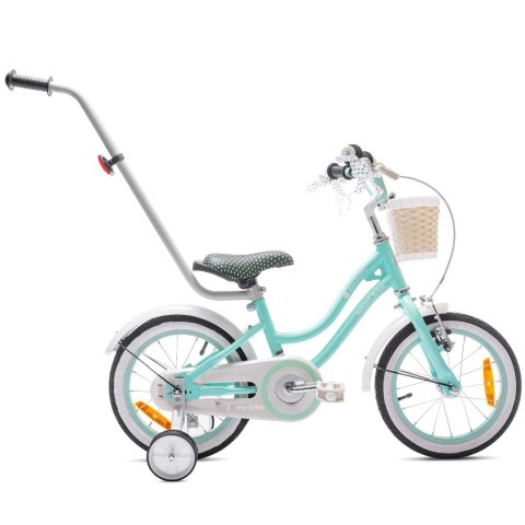 Rower 14 cali Heart bike - miętowy