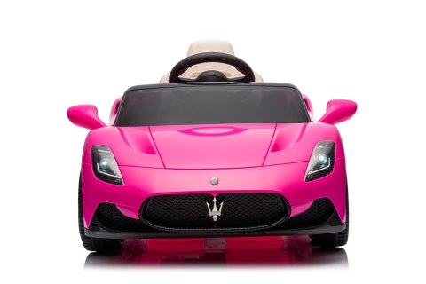 Auto na akumulator Maserati GT Cabrio różowy