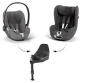 Cybex Cloud T i-Size 45-87cm rozkładany fotelik samochodowy 0-13 kg PLUS Mirage Grey