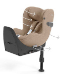 Cybex Sirona T i-Size 40-105 cm fotelik samochodowy 9-18 kg - Plus Cozy Beige