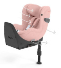 Cybex Sirona T i-Size 40-105 cm fotelik samochodowy 9-18 kg - Plus Peach Pink